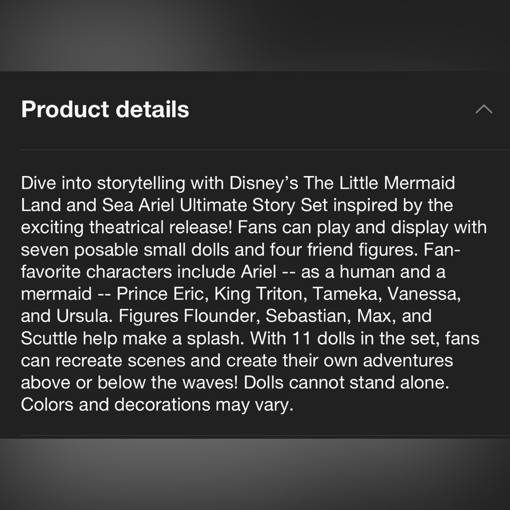 Disney The Little Mermaid Land & Sea Ariel Ultimate Story Set - NWT - Picture 6 of 9